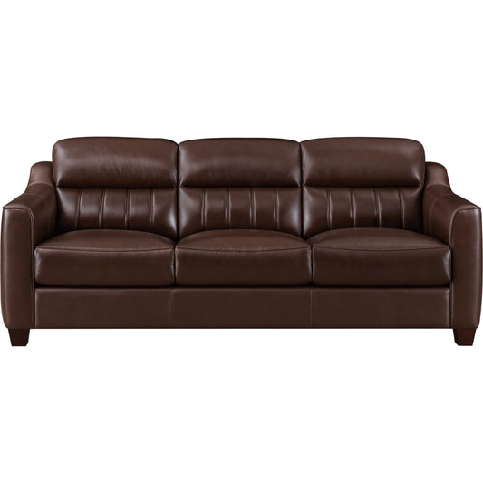 Uptown 3-Seat Leather Sofa by Hydeline. Made from leather, pu leather, solid hardwood kiln dried in a unique style.