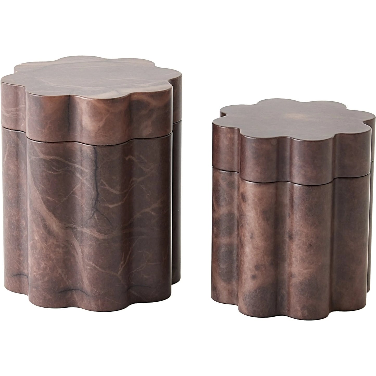 016 SI-2323374,SI-2323375 | Additional Silo | Cumulus Alabaster Box by Global Views. Made from alabaster in a unique style.