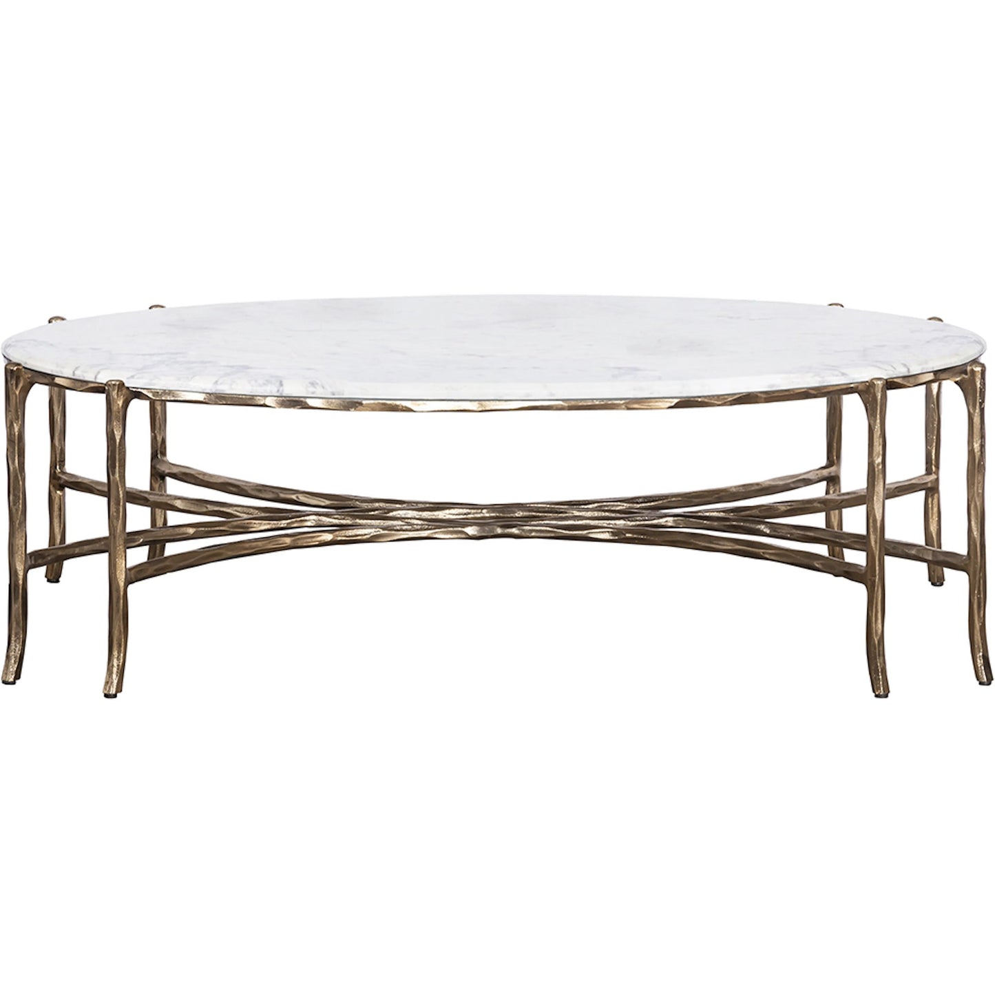 001 SI-2635847 | Additional Silo | Monier Cocktail Table by Fairfield Chair in antique gold and antique gold. Made from faux, bois metal, calcutta stone in a unique style.