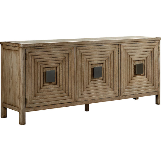 000 SI-2635851 | Primary Silo | Cheneais Credenza by Fairfield Chair in brown and french oak. Made from select red oak solids, veneers in a unique style.