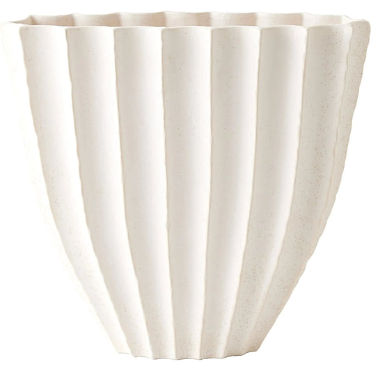 Cactus Vase by Global Views in white. Made from unique in a modern style.