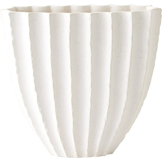 Cactus Vase by Global Views in white. Made from unique in a modern style.