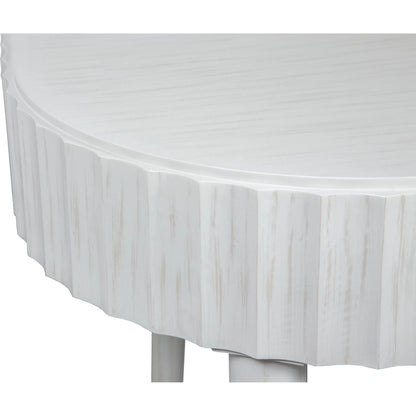 East Camden Vanity Desk by Fairfield Chair in white and pearl. Made from metal, poplar solids, veneers in a unique style.
