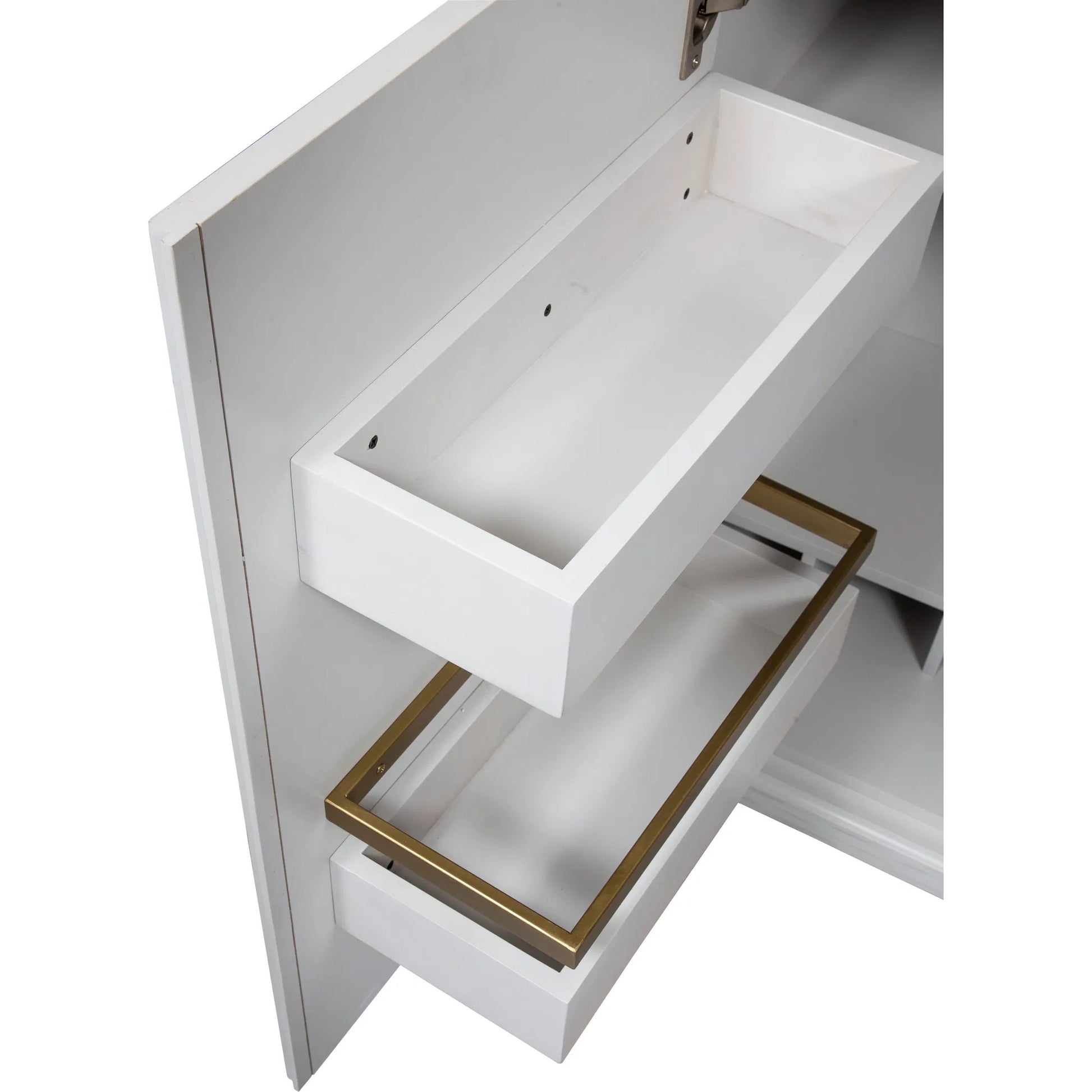East Camden Bar Cabinet by Fairfield Chair in white and pearl. Made from poplar solids, veneers in a unique style.