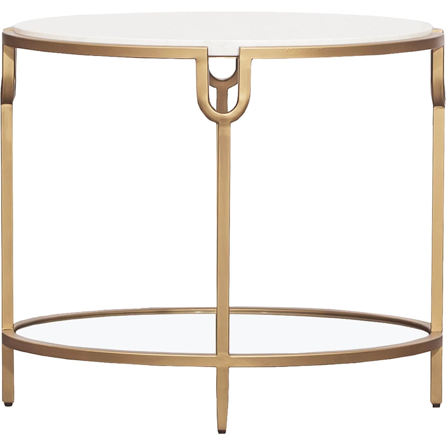 002 SI-2635887 | Additional Silo | East Camden Lamp Table by Fairfield Chair in stone and pearl. Made from metal, carrara marble, glass in a unique style.