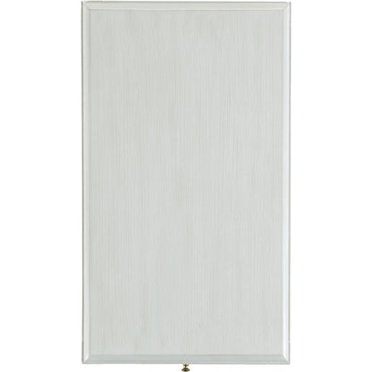 East Camden Chairside Table by Fairfield Chair in white and pearl. Made from poplar solids, veneers in a unique style.