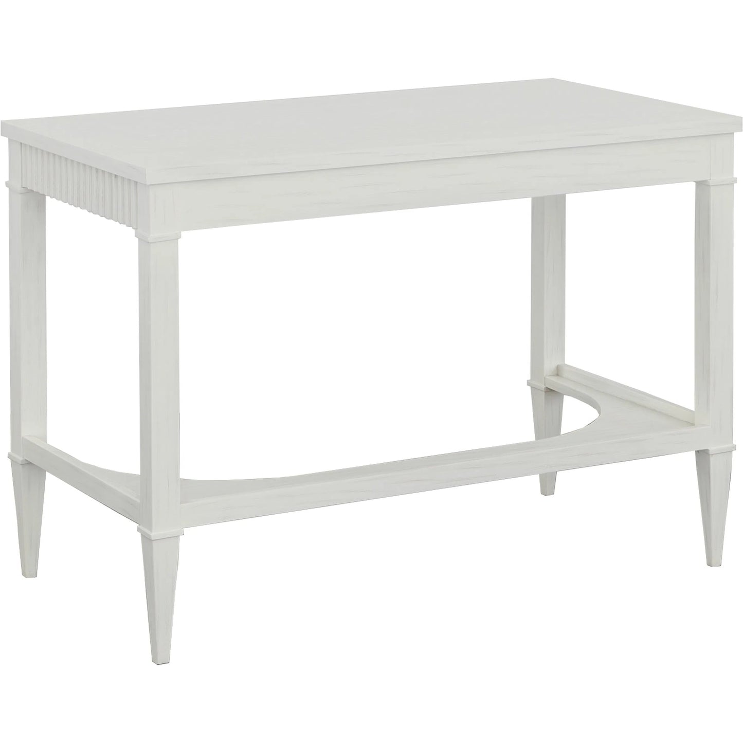 005 SI-2635891 | Additional Silo | East Camden Desk by Fairfield Chair in white and pearl. Made from metal accents, poplar solids, veneers in a unique style.