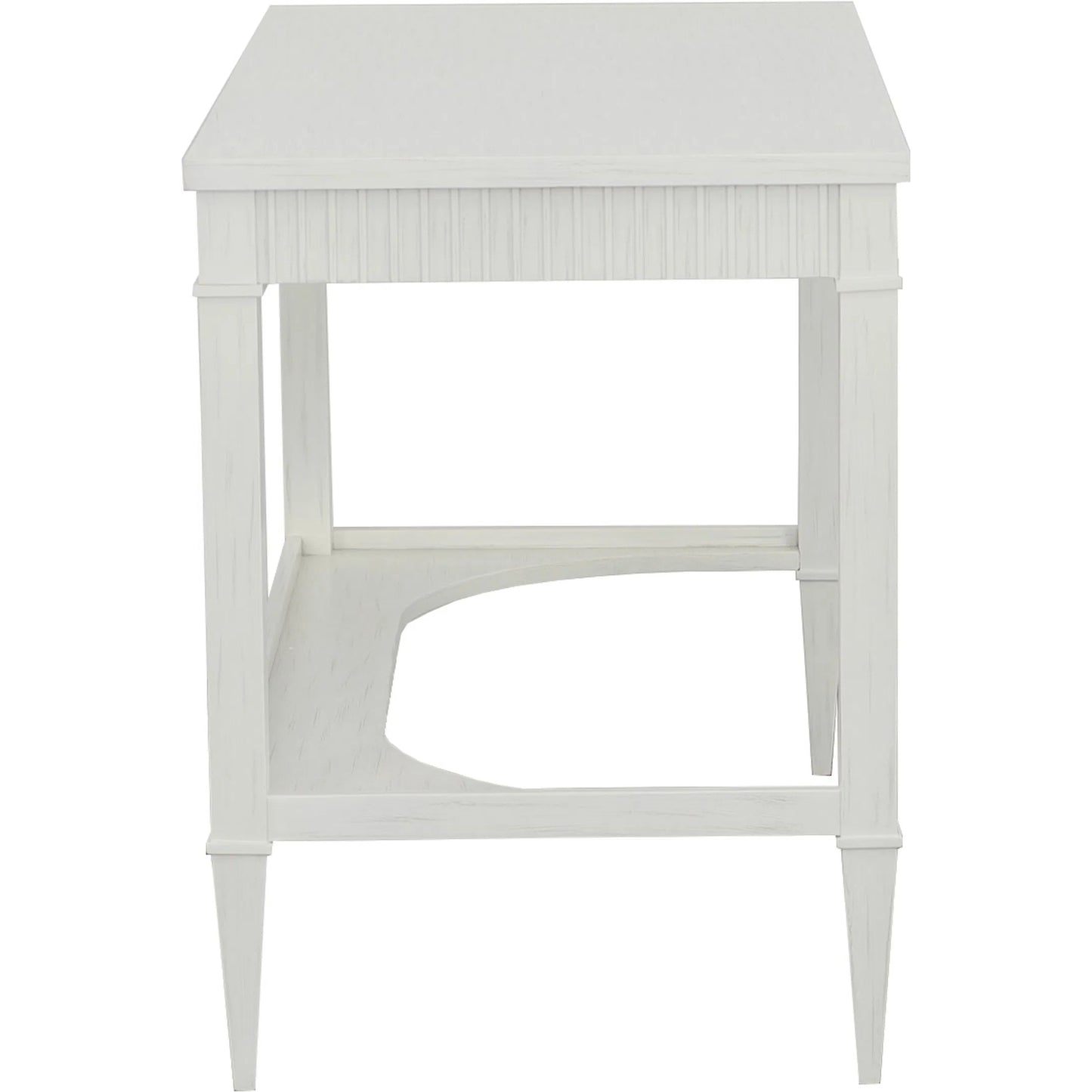 004 SI-2635891 | Additional Silo | East Camden Desk by Fairfield Chair in white and pearl. Made from metal accents, poplar solids, veneers in a unique style.
