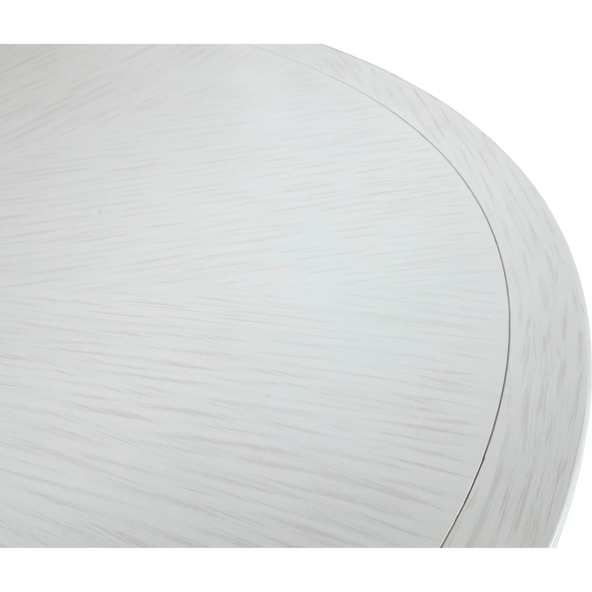 East Camden Scalloped Dining Table by Fairfield Chair in white and pearl. Made from poplar solids, veneers in a unique style.