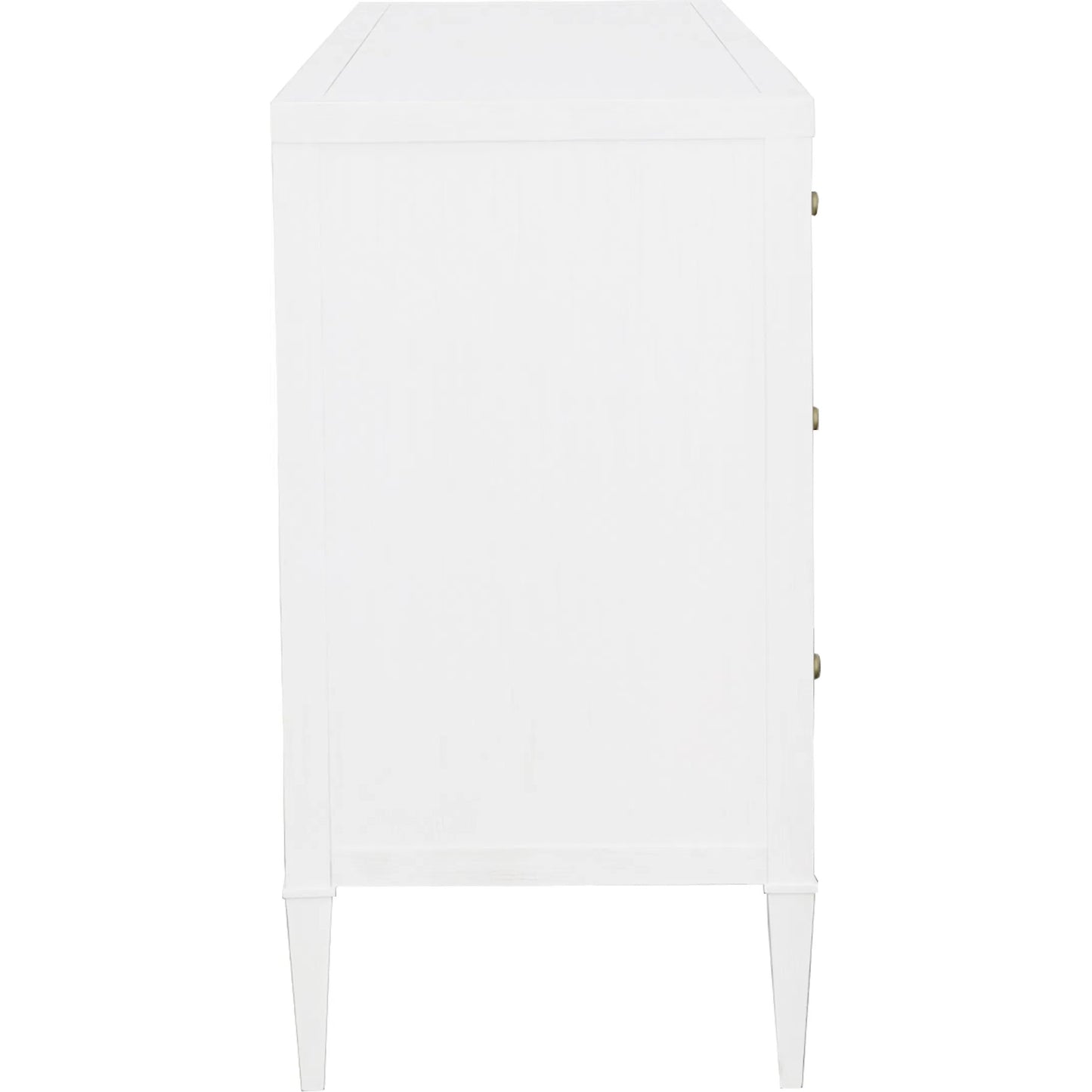004 SI-2635894 | Additional Silo | East Camden 9-Drawer Dresser by Fairfield Chair in white and pearl. Made from metal accents, poplar solids, veneers in a unique style.
