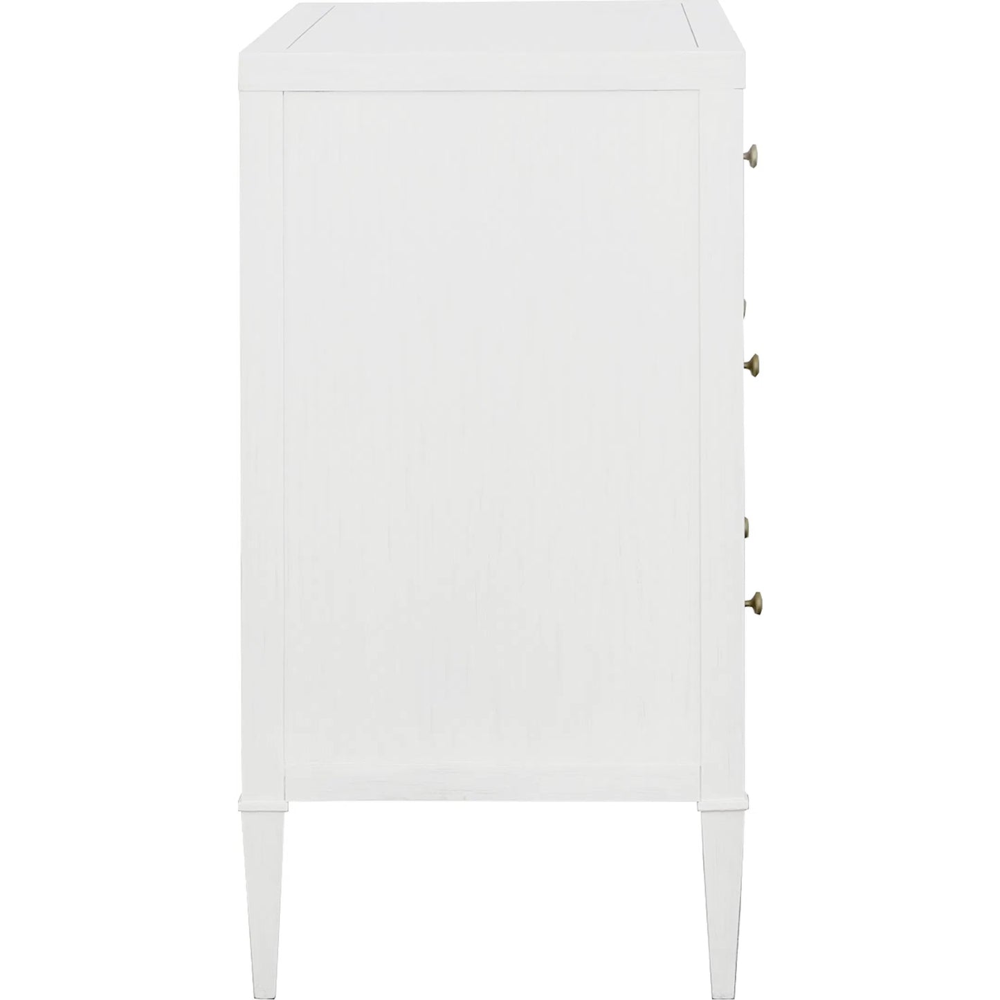 004 SI-2635897 | Additional Silo | East Camden Chest by Fairfield Chair in white and pearl. Made from metal accents, poplar solids, veneers in a unique style.