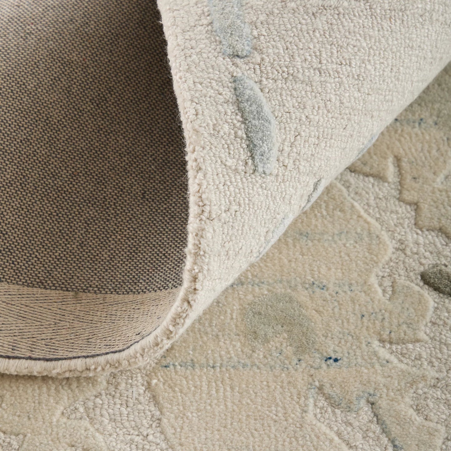 006 SI-2518413,SI-2518414,SI-2518415,SI-2518416,SI-2518417 | Closeup | Kendall KDL8A62F Rug by Feizy in ivory, blue, gray. Made from viscose, wool in a unique style.