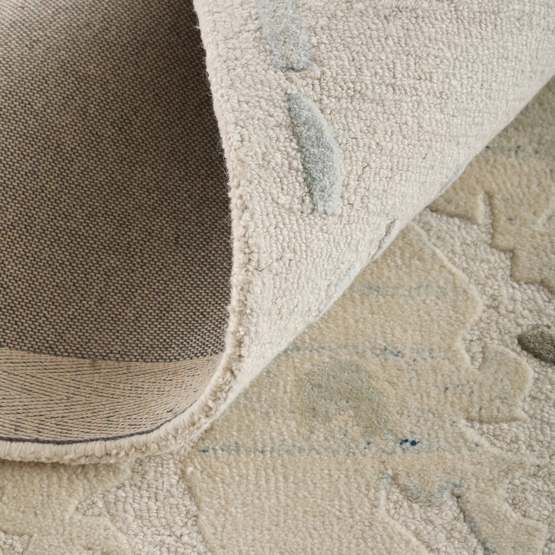 Kendall KDL8A62F Rug by Feizy in ivory, blue, gray. Made from viscose, wool in a unique style.