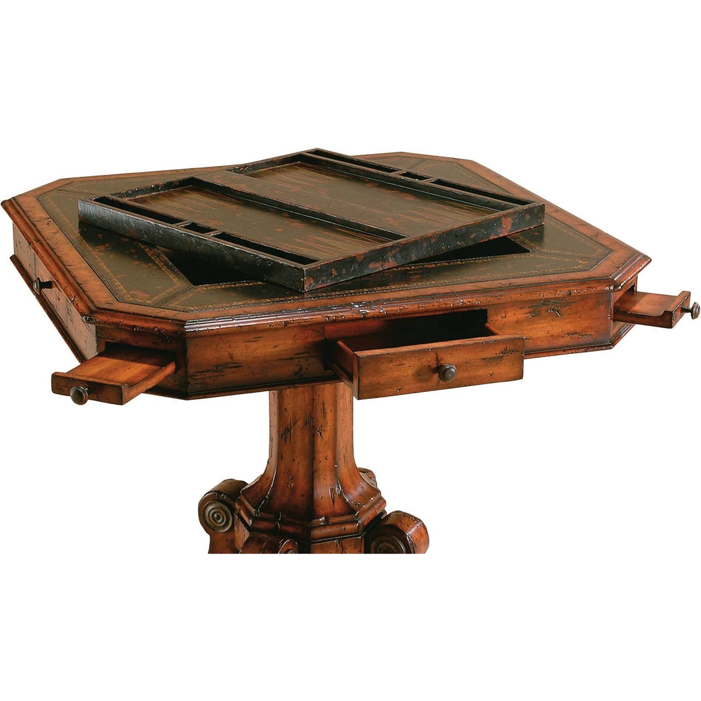 002 SI-2015483 | Additional Silo | Choate Game Table by Maitland-Smith. Made from unique in a traditional style.