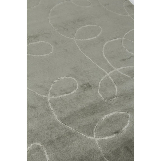 Super Tibetan 8101 Rug by Exquisite Rugs in blue. Made from wool, bamboo silk in a unique style.