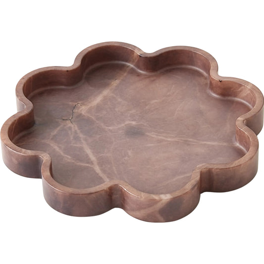 Cumulus Alabaster Tray by Global Views in ivory. Made from unique in a unique style.