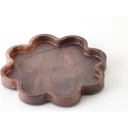 Cumulus Alabaster Tray by Global Views in ivory. Made from unique in a unique style.
