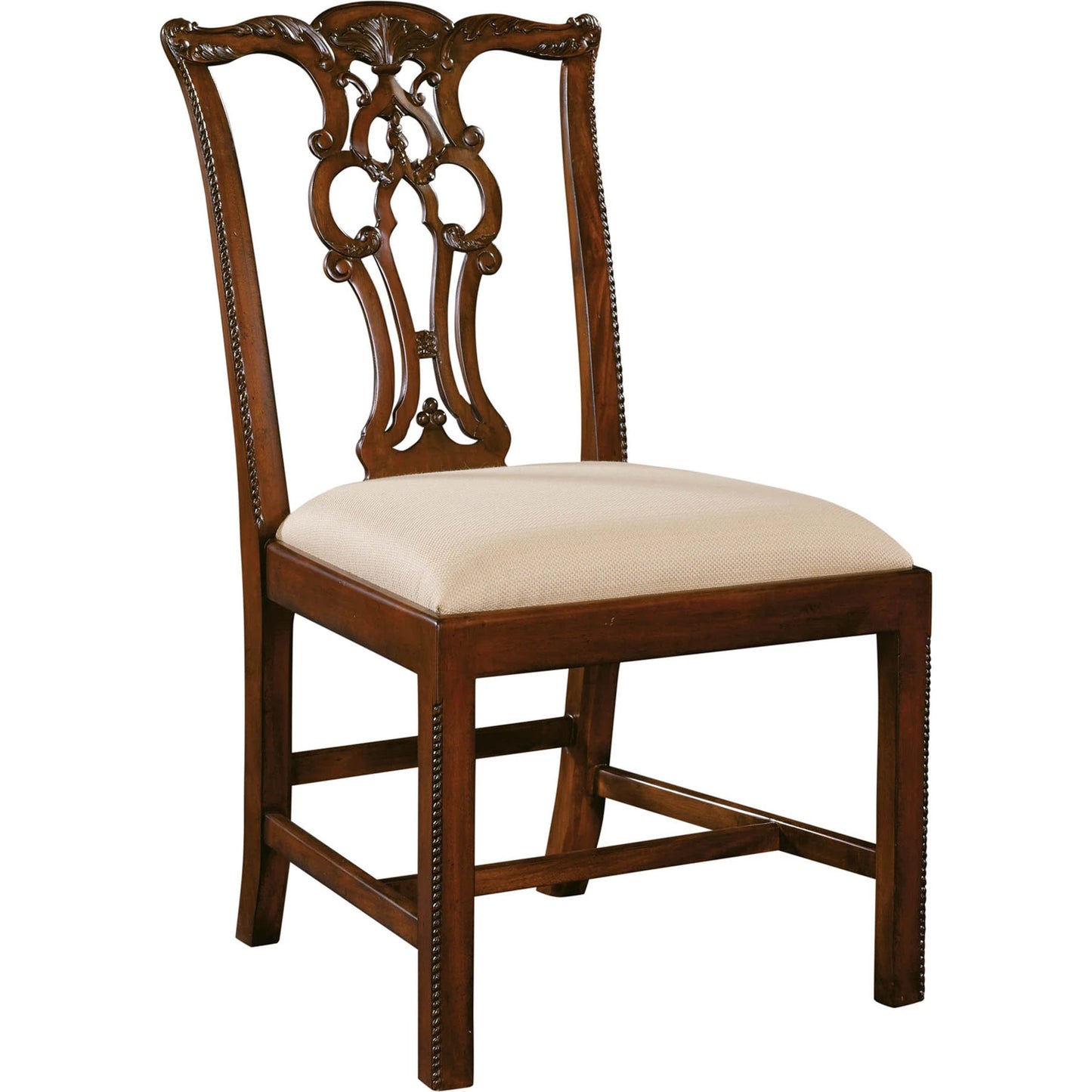 001 SI-2015502 | Primary Silo | Massachusetts Aged Regency Side Chair by Maitland-Smith. Made from unique in a traditional style.