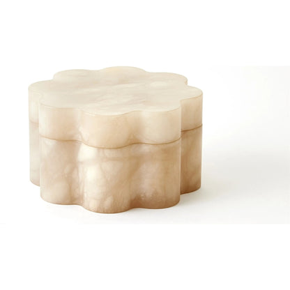 Cumulus Alabaster Wide Box by Global Views in ivory. Made from unique in a unique style.