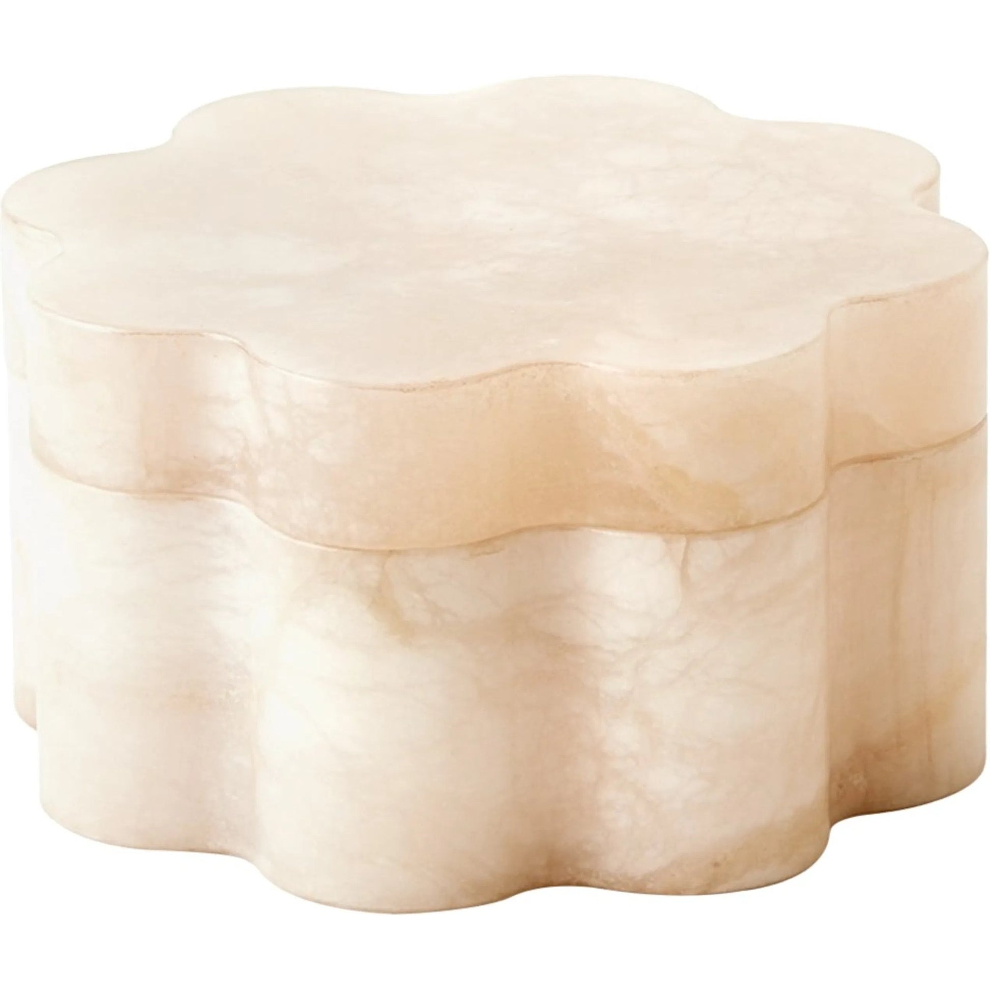 Cumulus Alabaster Wide Box by Global Views in ivory. Made from unique in a unique style.