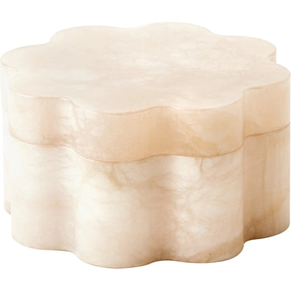 Cumulus Alabaster Wide Box by Global Views in ivory. Made from unique in a unique style.