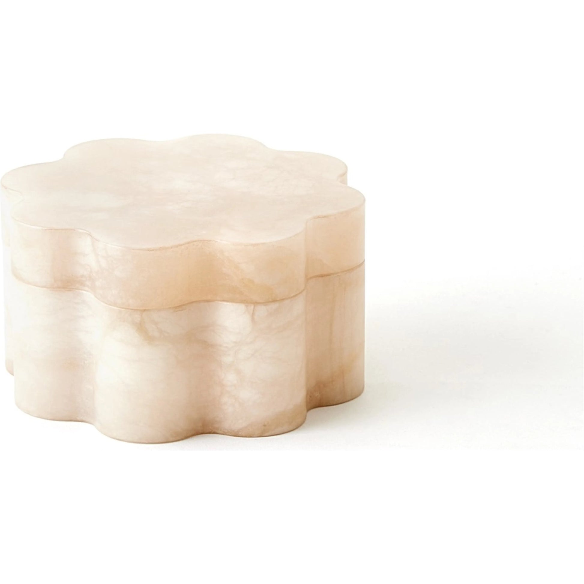 Cumulus Alabaster Wide Box by Global Views in ivory. Made from unique in a unique style.