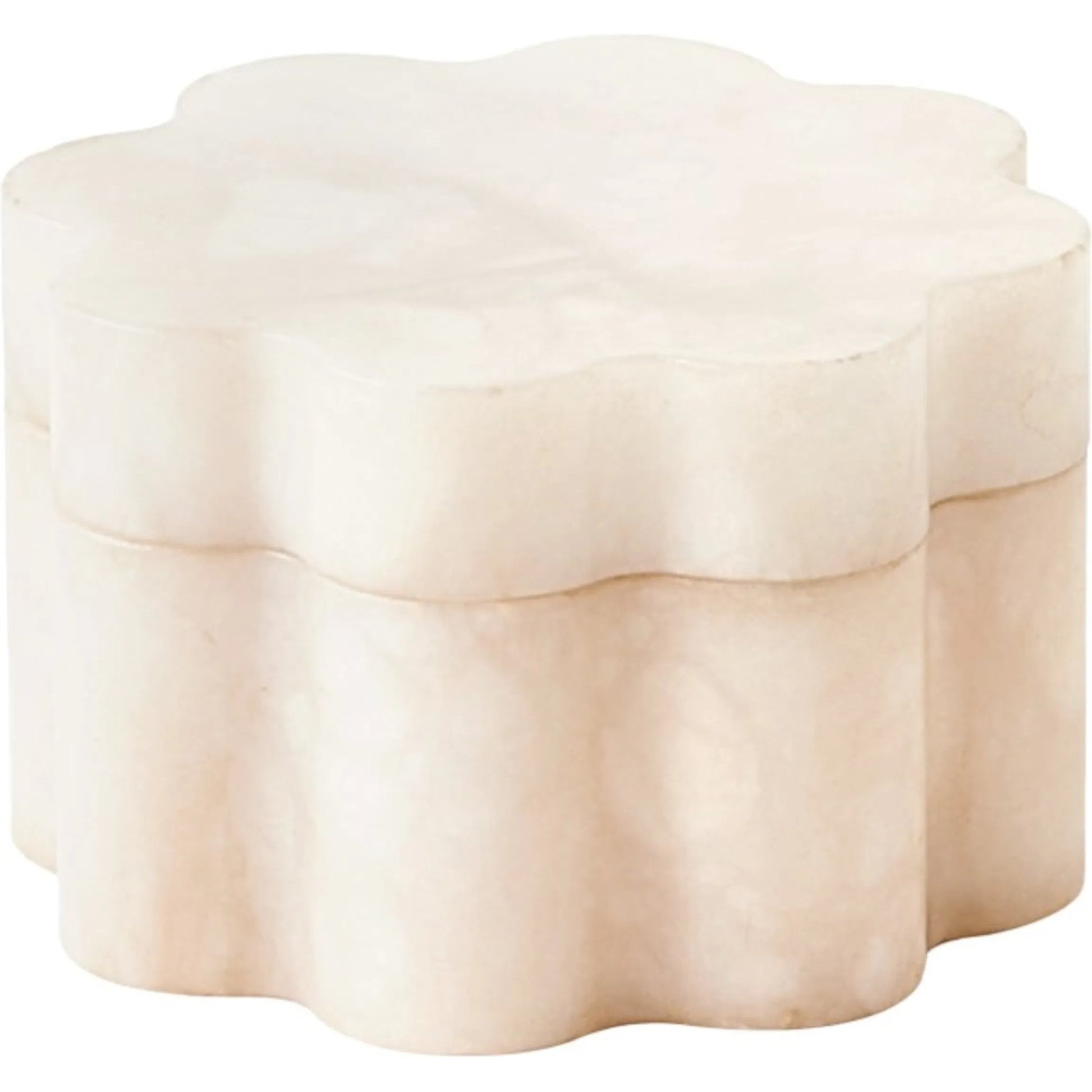 Cumulus Alabaster Wide Box by Global Views in ivory. Made from unique in a unique style.