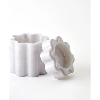Cumulus Alabaster Box by Global Views. Made from alabaster in a unique style.