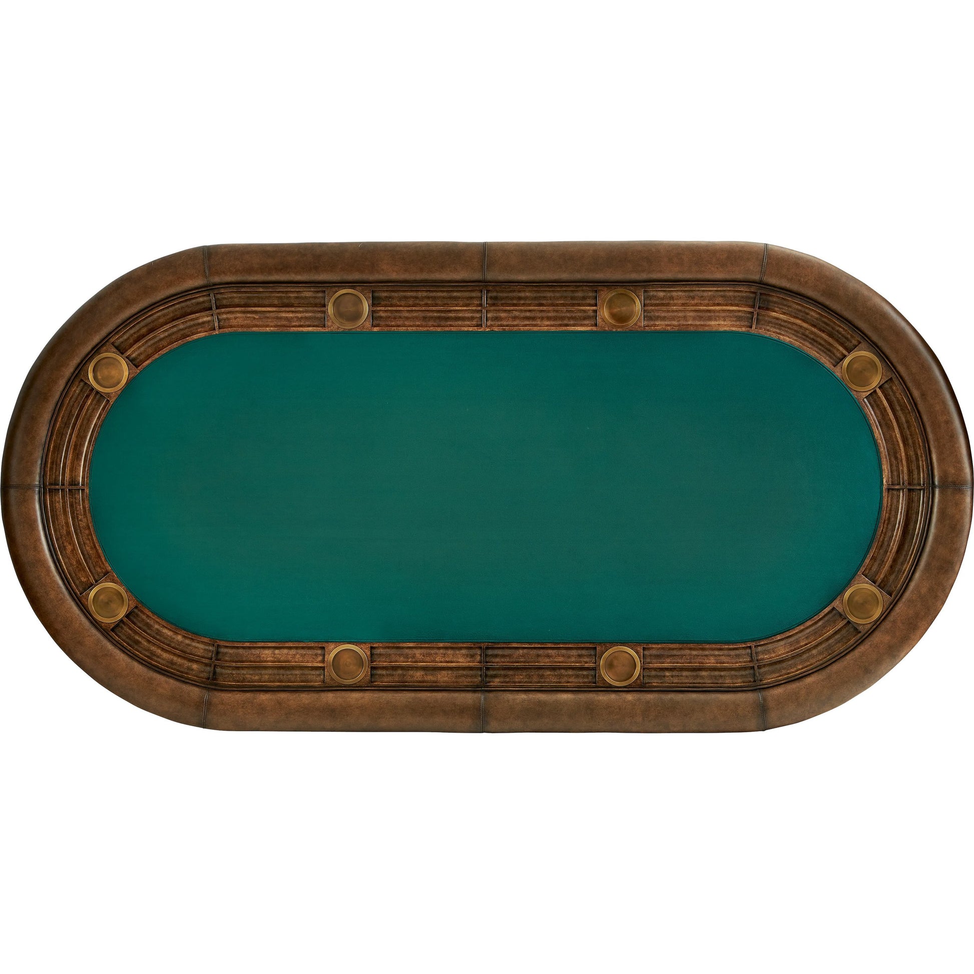 Texas Hold'em Game Table by Maitland-Smith. Made from unique in a traditional style.