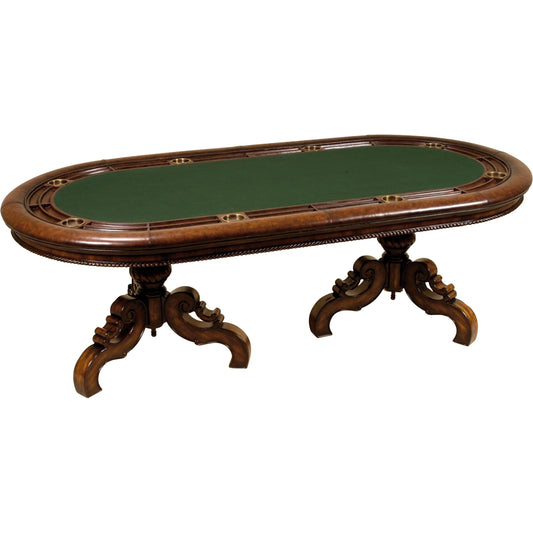 Texas Hold'em Game Table by Maitland-Smith. Made from unique in a traditional style.