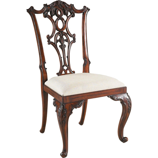 Cabriole Side Chair by Maitland-Smith. Made from unique in a traditional style.