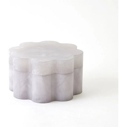Cumulus Alabaster Wide Box by Global Views in ivory. Made from unique in a unique style.