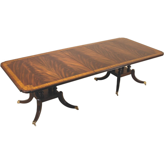 Greek Key Dining Table by Maitland-Smith. Made from unique in a transitional style.