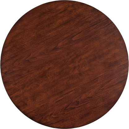 Belmont Accent Table by Fairfield Chair in brown and sable. Made from elm, birch solids, veneers in a unique style.