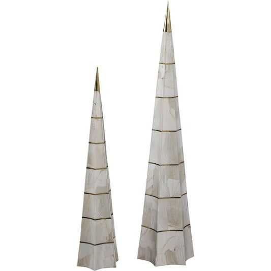 Pinnacle Obelisks by Maitland-Smith. Made from unique in a modern style.