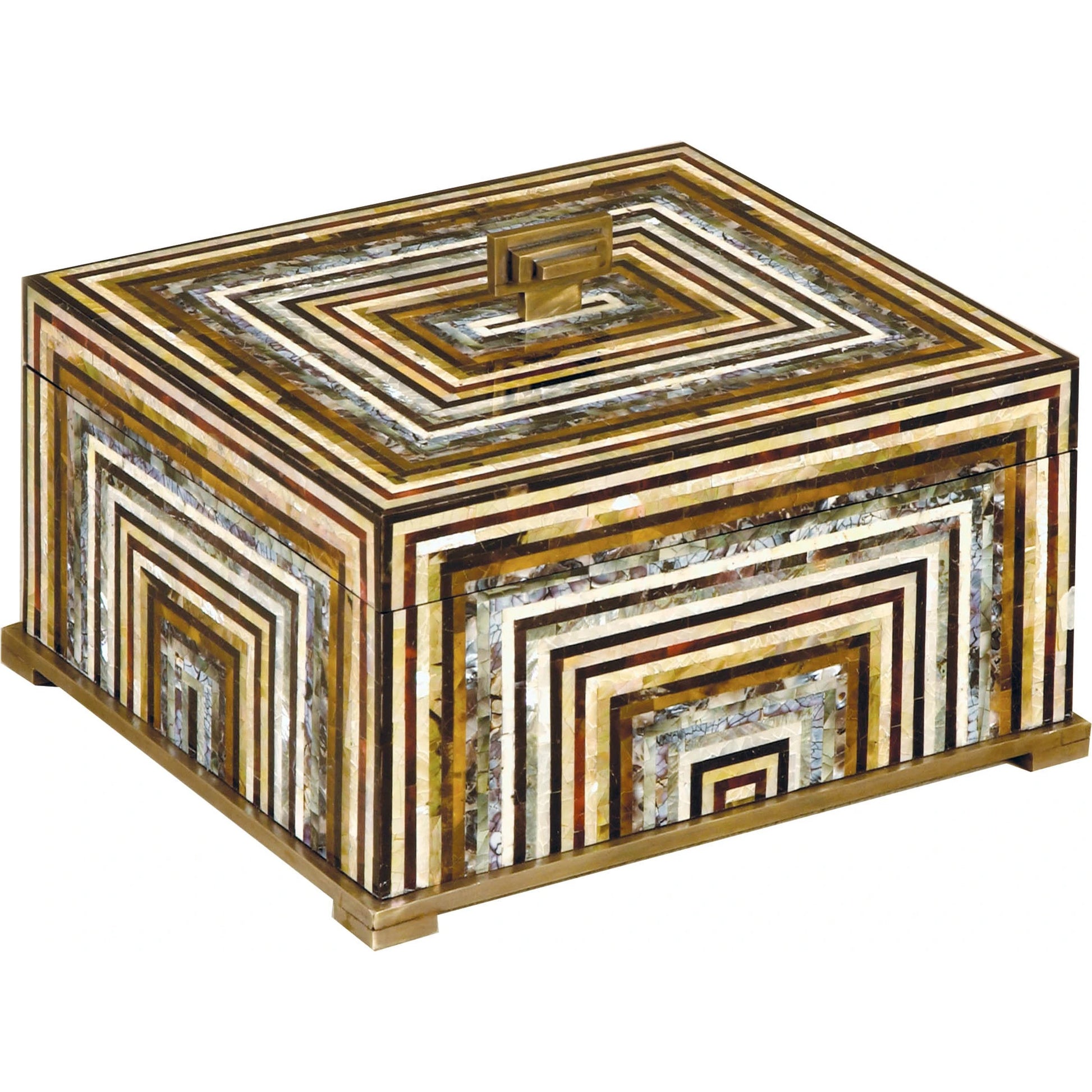 Pinstripe Box by Maitland-Smith. Made from unique in a traditional style.