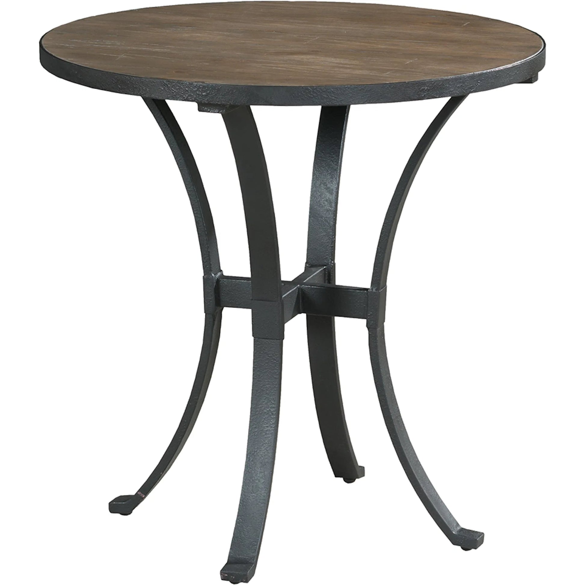 Edgewood Lamp Table by Fairfield Chair in tan and graystone. Made from cold weather, russian pine solids, veneers in a unique style.