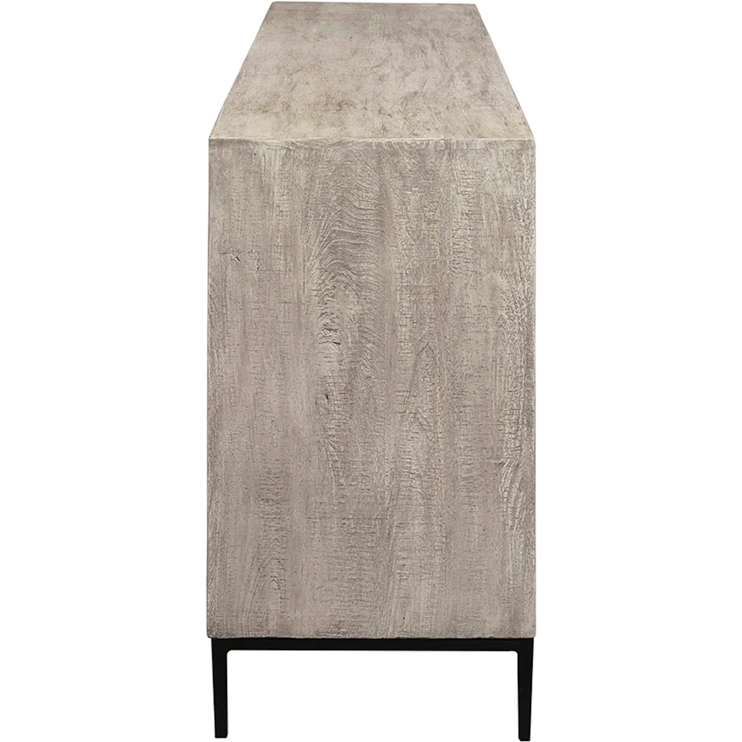 004 SI-2635909 | Additional Silo | Aspect Credenza by Fairfield Chair in grey and dune. Made from mango solids in a unique style.