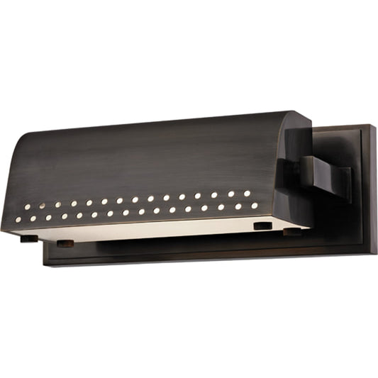 Garfield Picture Light by Hudson Valley. Made from brass in a modern style.