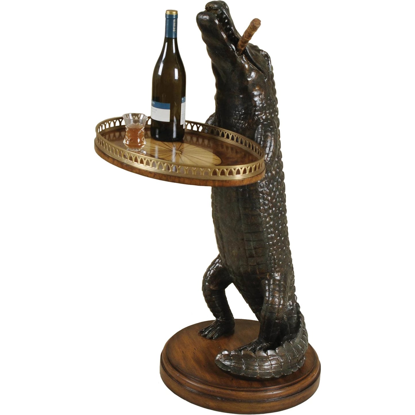 001 SI-2015550 | Primary Silo | Alligator Occasional Table by Maitland-Smith. Made from unique in a traditional style.