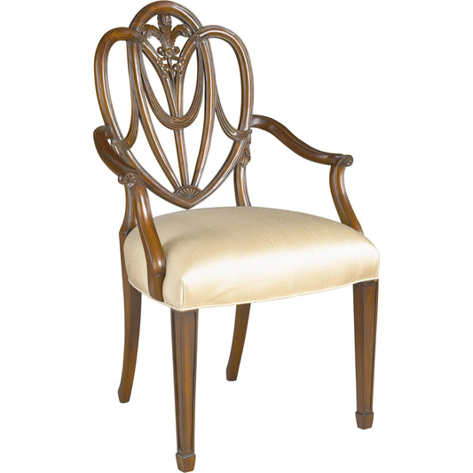 001 SI-2015552 | Additional Silo | Heart Arm Chair by Maitland-Smith. Made from unique in a traditional style.