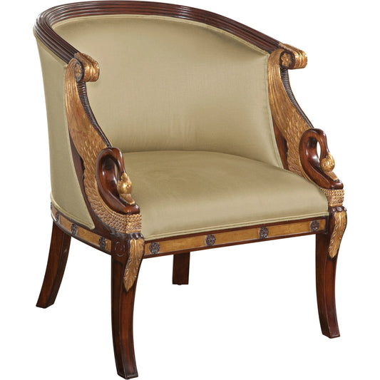 Swan Occasional Chair by Maitland-Smith. Made from unique in a transitional style.