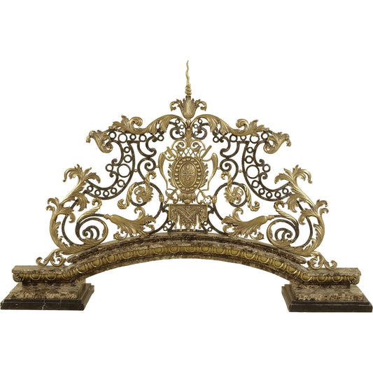 Majestic Fireplace Screen by Maitland-Smith. Made from unique in a traditional style.