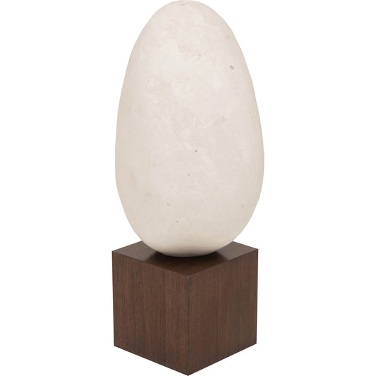 Egg Stone Sculpture by Maitland-Smith. Made from unique in a modern style.