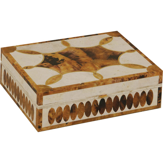 Stonely Box by Maitland-Smith. Made from unique in a transitional style.
