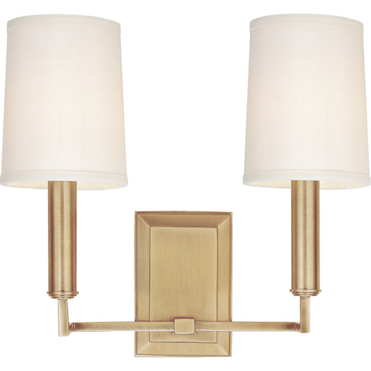 Clinton Wall Sconce by Hudson Valley. Made from brass in a modern style.