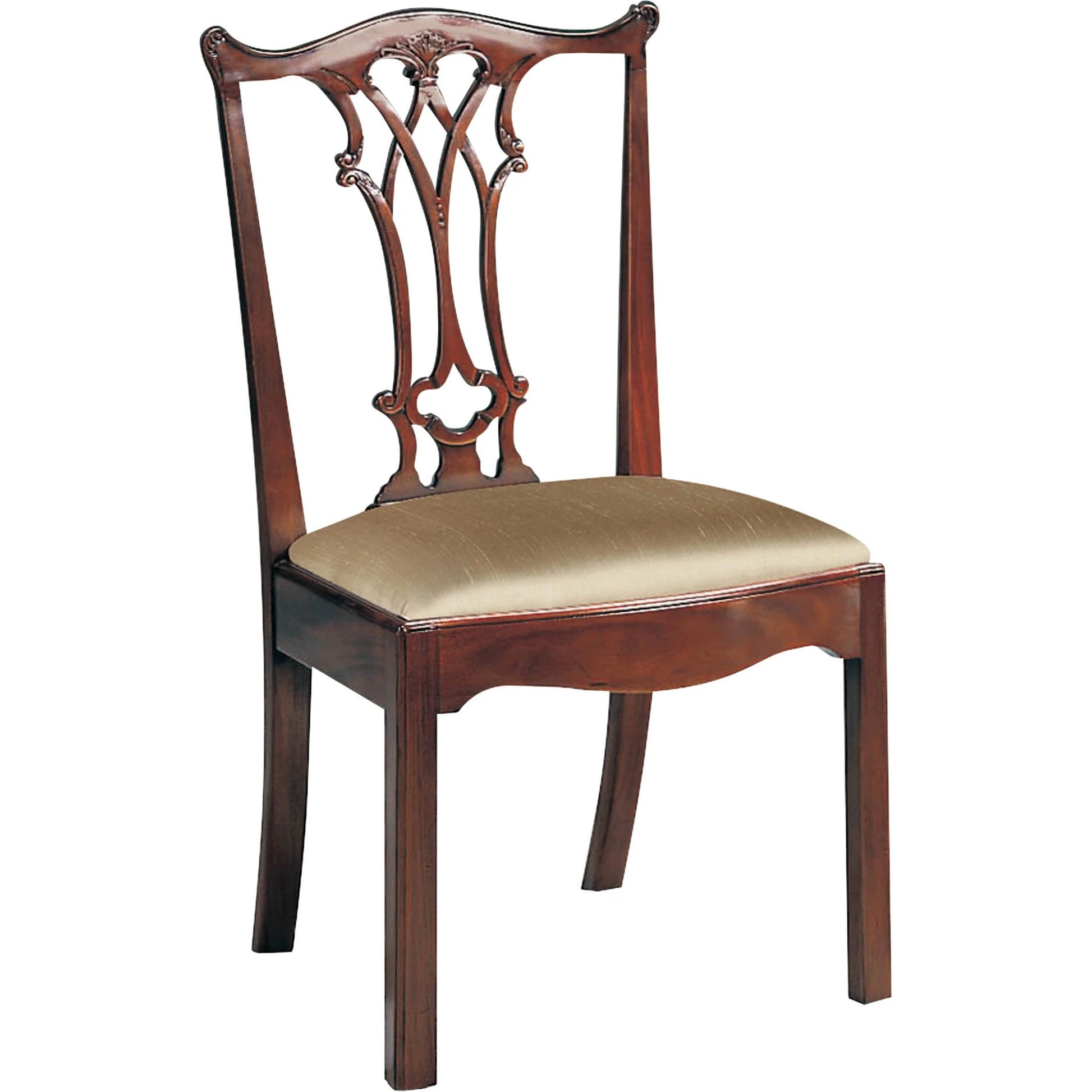 Connecticut Polished Mahogany Side Chair by Maitland-Smith. Made from unique in a traditional style.
