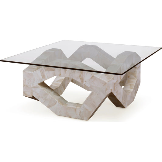 Clamstone Cocktail Table by Maitland-Smith. Made from unique in a modern style.