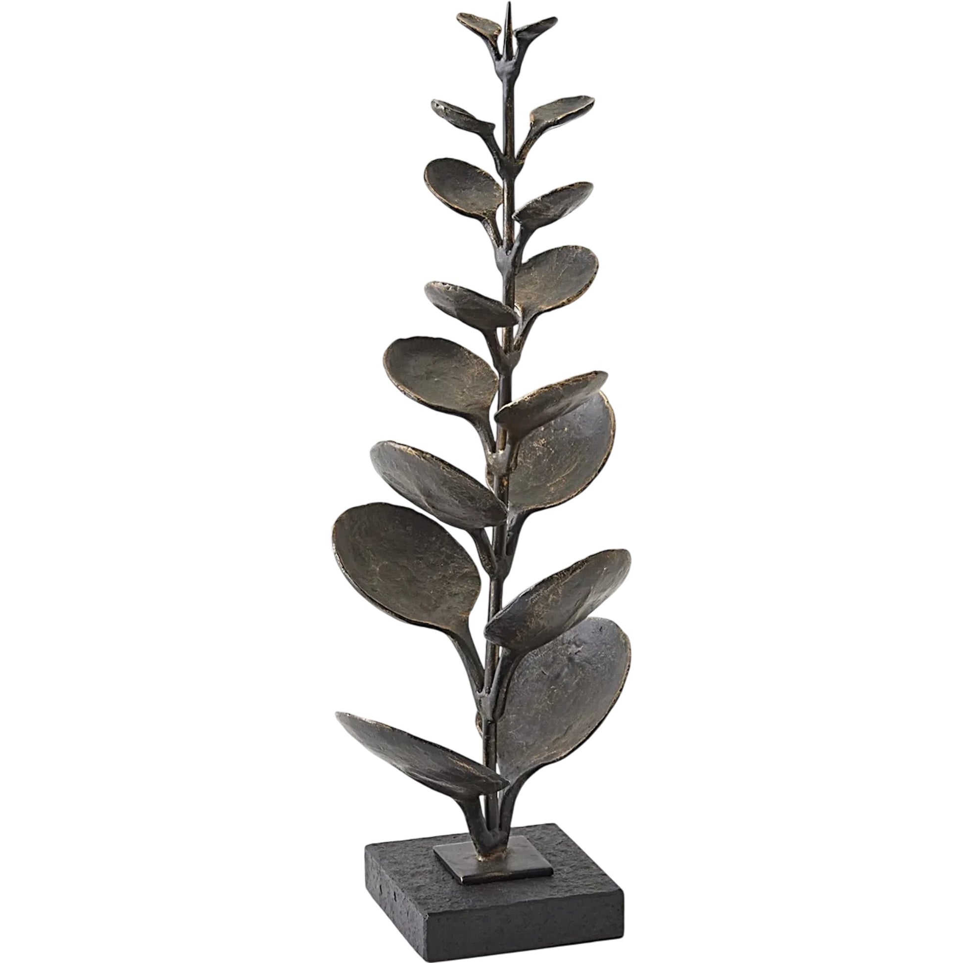 Liana Sculpture by Global Views in bronze. Made from cast iron, iron, marble in a unique style.