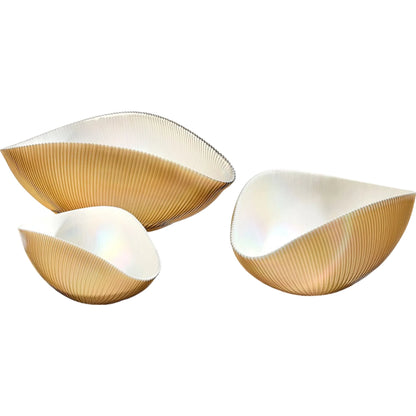 Pleated Bowl by Global Views. Made from unique in a eclectic & global style.